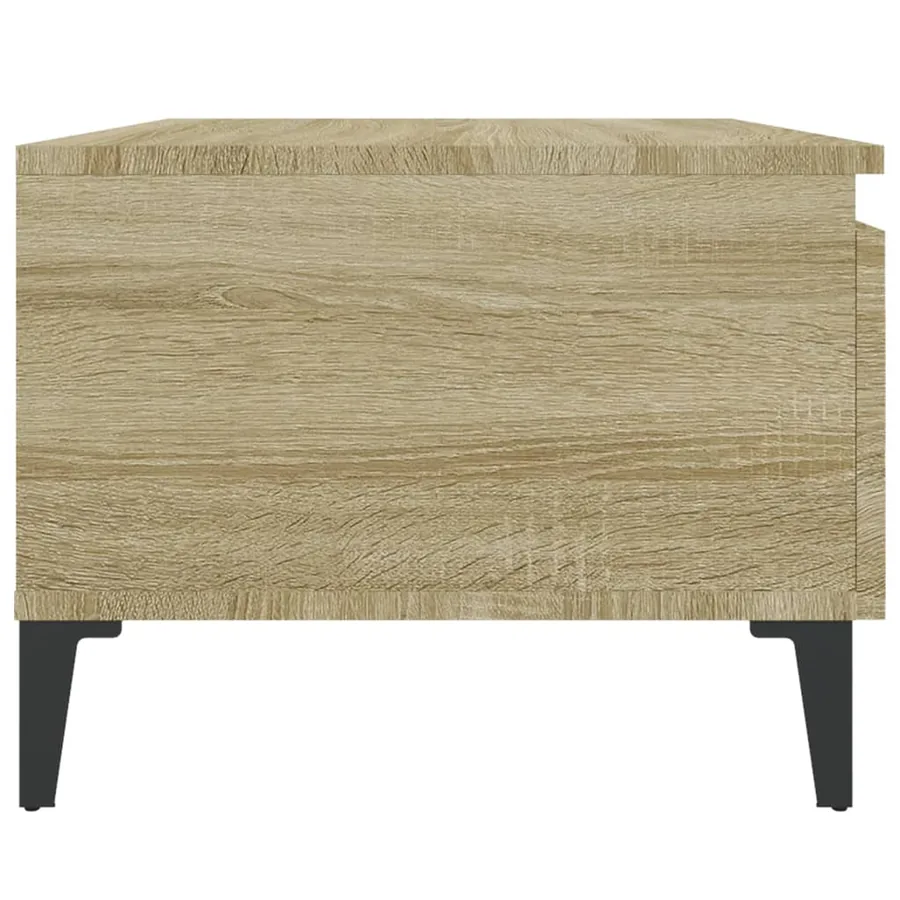 Tables d'appoint 2 pcs Chêne sonoma 50x46x35 cm Bois ingénierie - 9