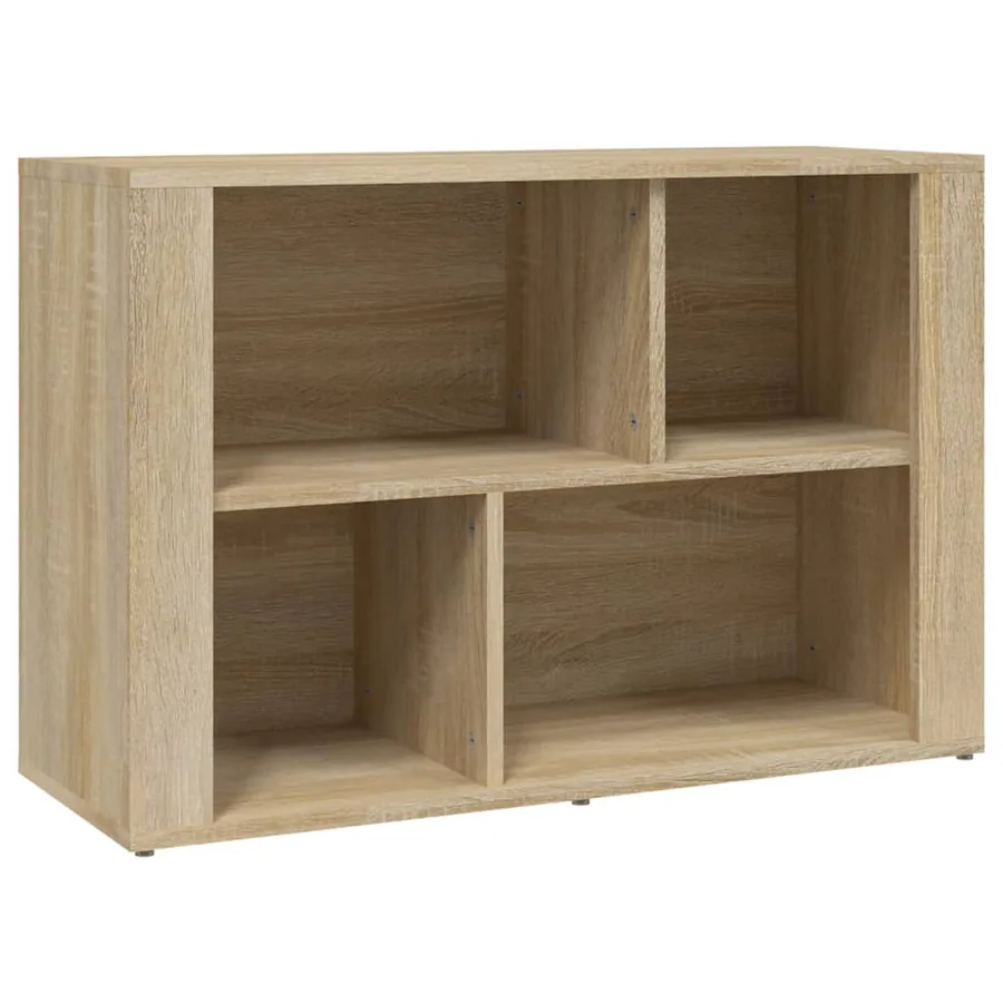 Buffet Chêne sonoma 80x30x54 cm Bois d'ingénierie - 2