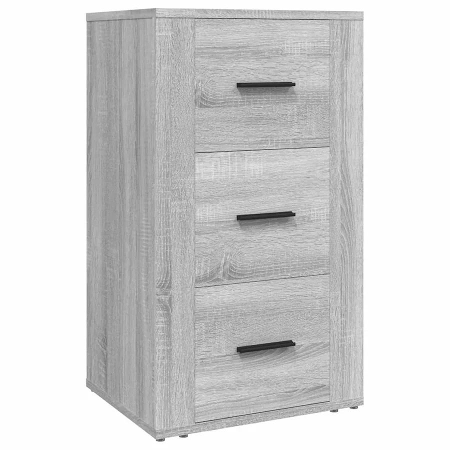 Buffet Sonoma gris 40x33x70 cm Bois d'ingénierie - 2