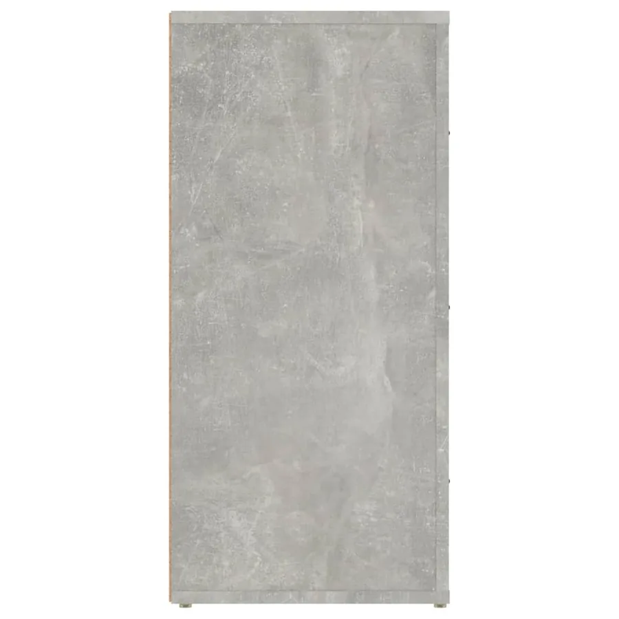 Buffet Gris béton 40x33x70 cm Bois d'ingénierie - 5