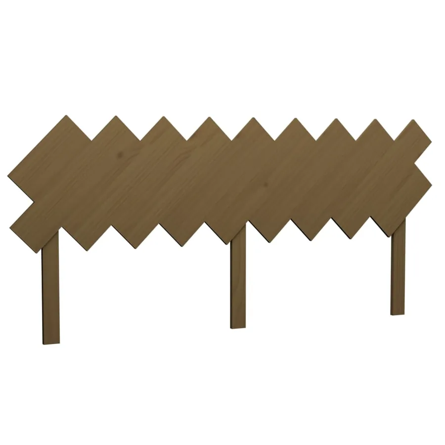 Tête de lit Marron miel 178x3x80,5 cm Bois massif de pin - 2