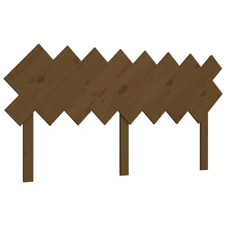 Tête de lit Marron miel 159,5x3x80,5 cm Bois massif de pin - 2