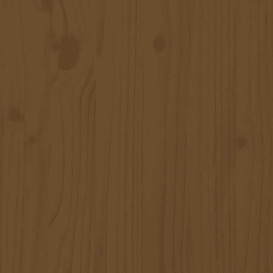 Tête de lit Marron miel 159,5x3x80,5 cm Bois massif de pin - 5