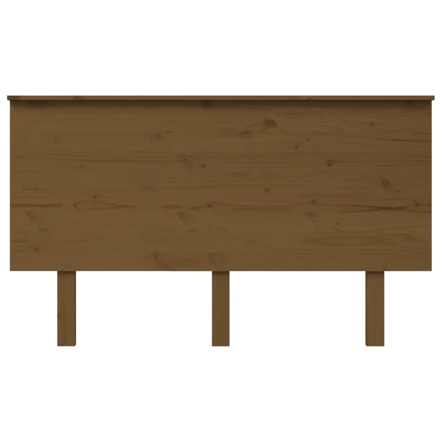 Tête de lit Marron miel 139x6x82,5 cm Bois massif de pin - 3
