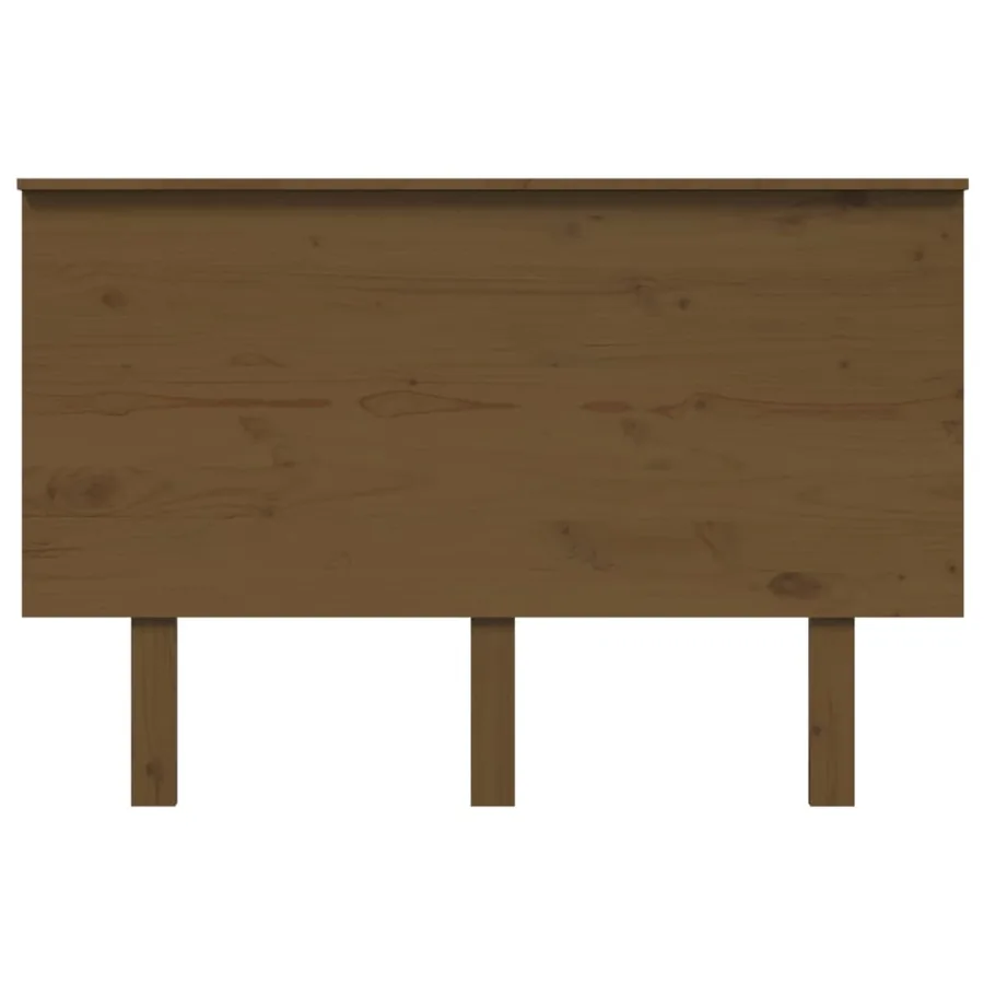 Tête de lit Marron miel 124x6x82,5 cm Bois massif de pin - 3