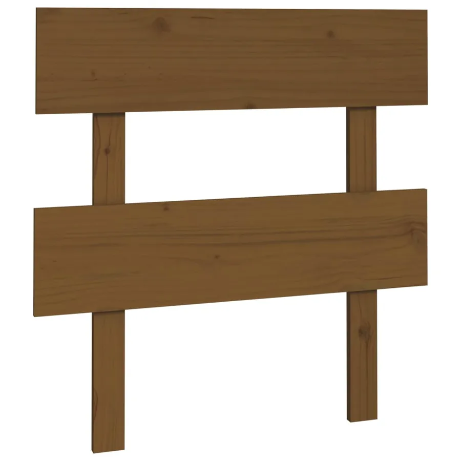 Tête de lit Marron miel 93,5x3x81 cm Bois massif de pin - 2