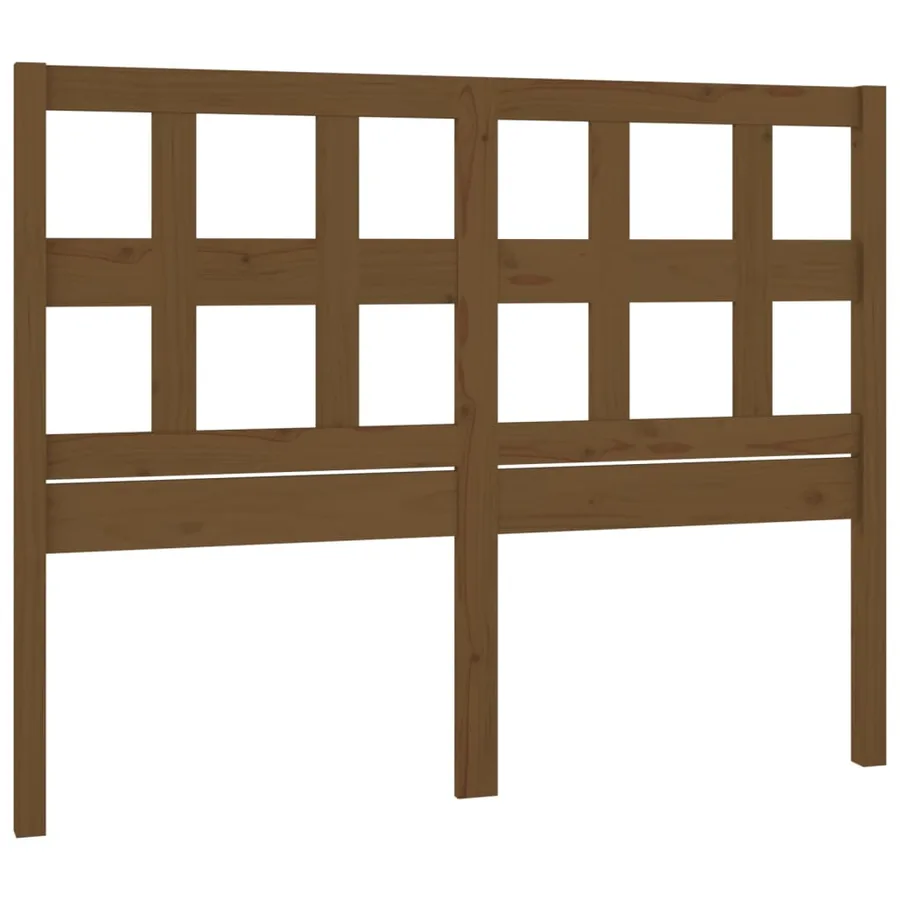 Tête de lit Marron miel 185,5x4x100 cm Bois massif de pin - 2