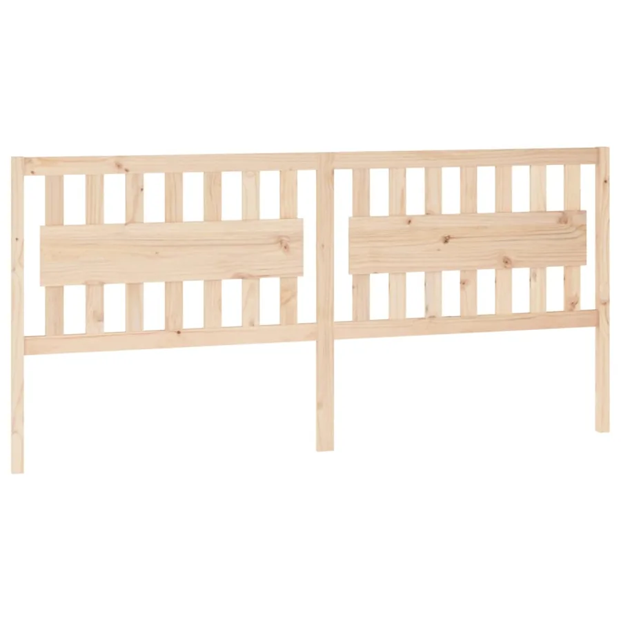 Tête de lit 205,5x4x100 cm Bois massif de pin - 2