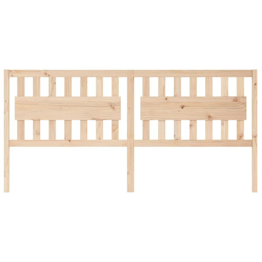 Tête de lit 205,5x4x100 cm Bois massif de pin - 3