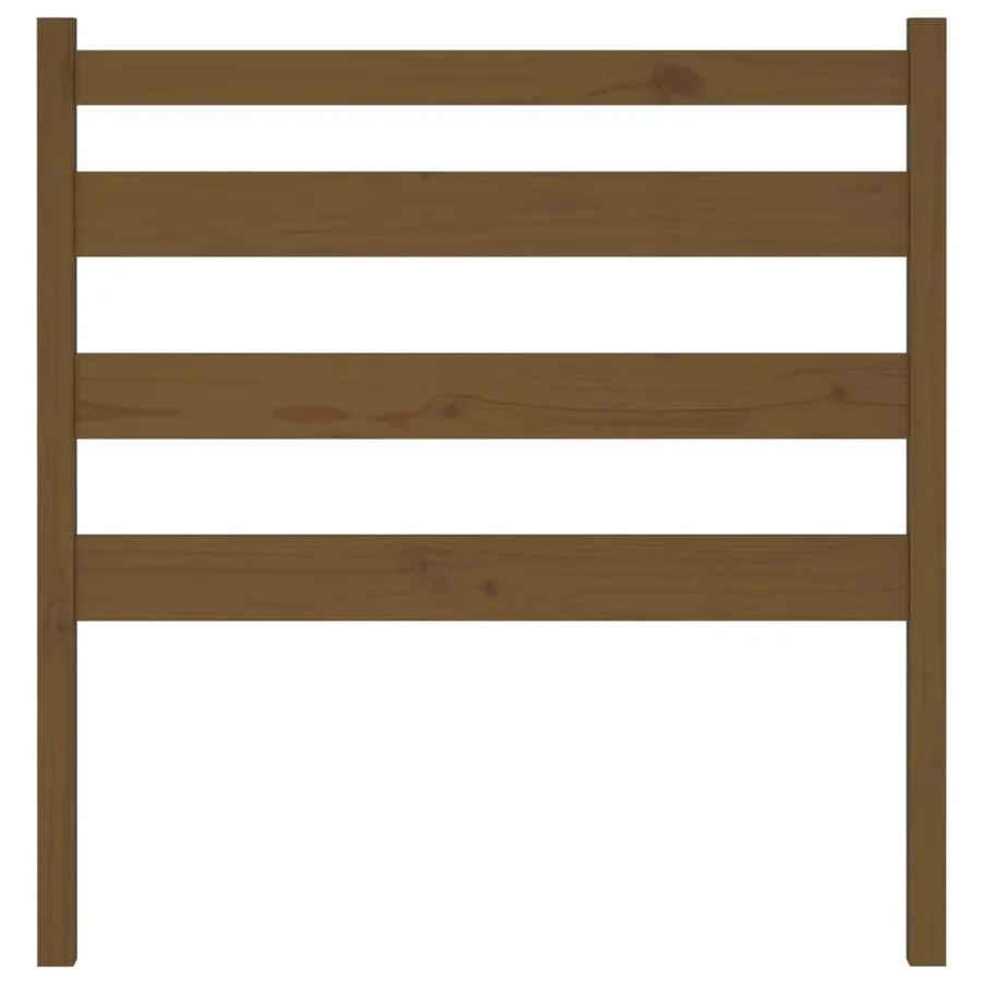 Tête de lit Marron miel 96x4x100 cm Bois massif de pin - 4