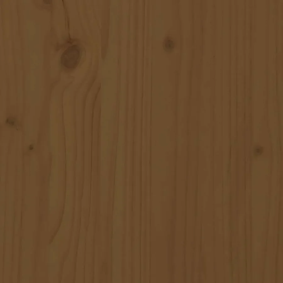 Table de chevet Marron miel 40x34x55 cm Bois de pin solide - 9