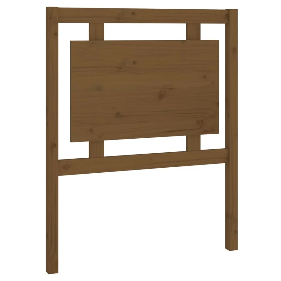 Tête de lit Marron miel 80,5x4x100 cm Bois massif de pin - 2