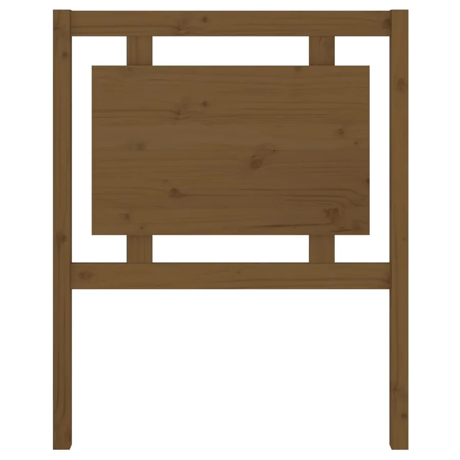 Tête de lit Marron miel 80,5x4x100 cm Bois massif de pin - 4