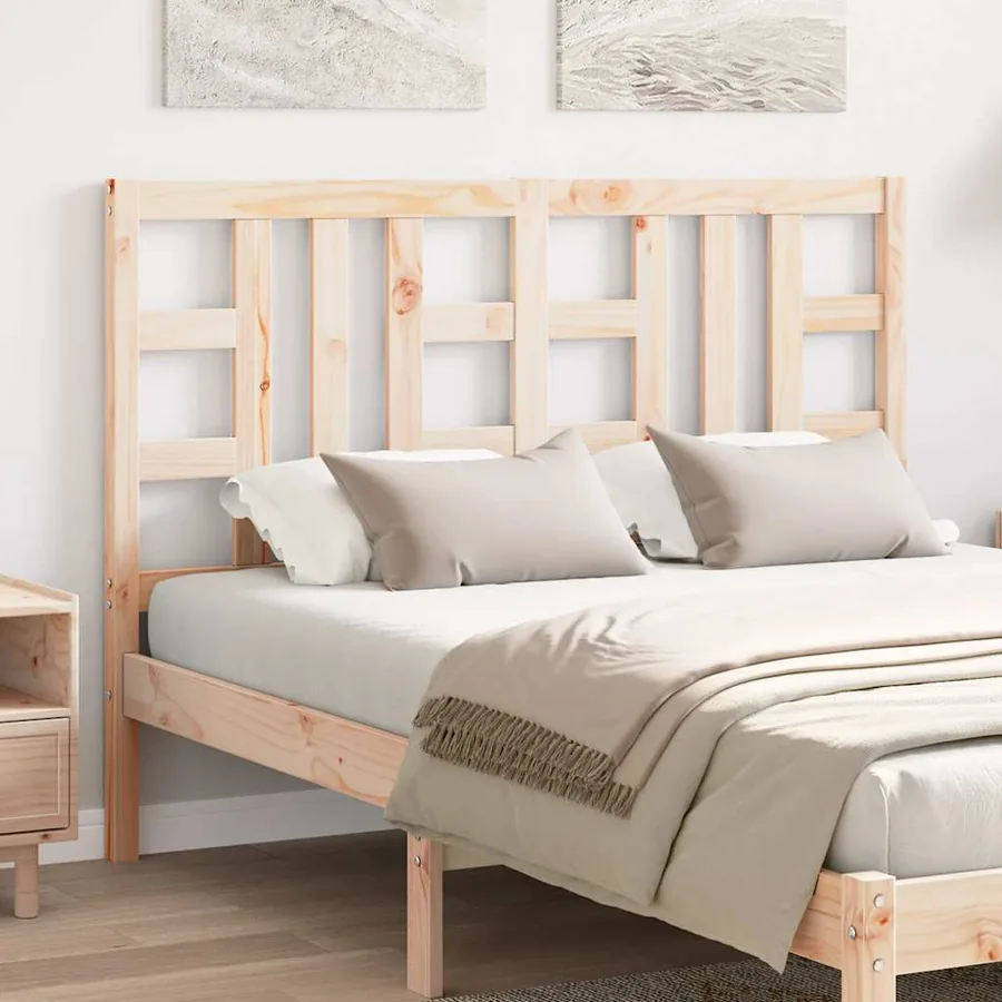 Tête de lit 141x4x100 cm Bois massif de pin