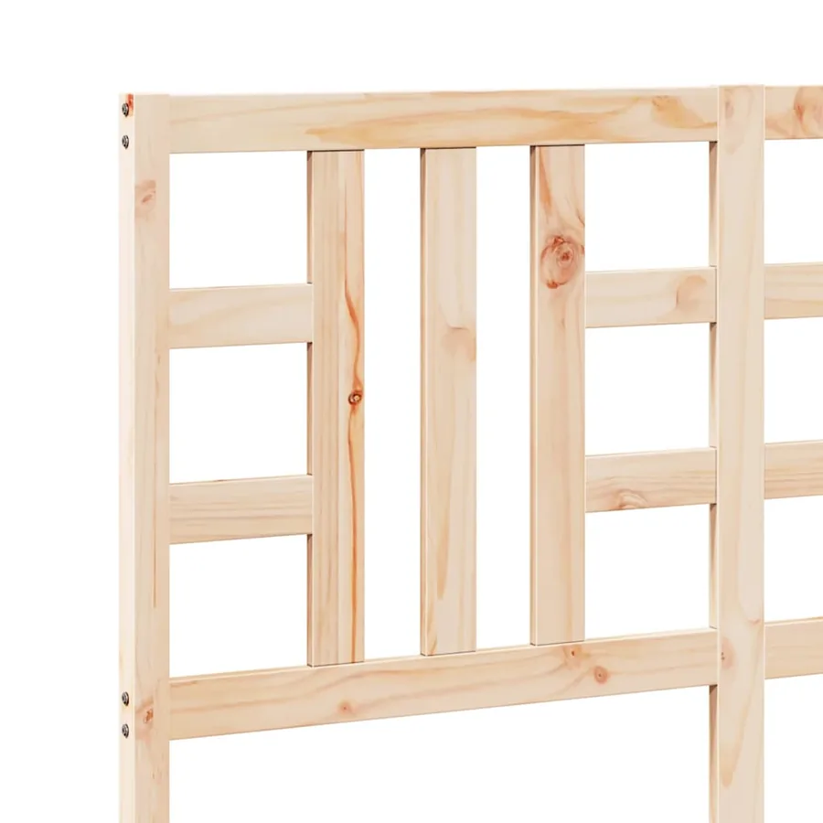 Tête de lit 141x4x100 cm Bois massif de pin - 7