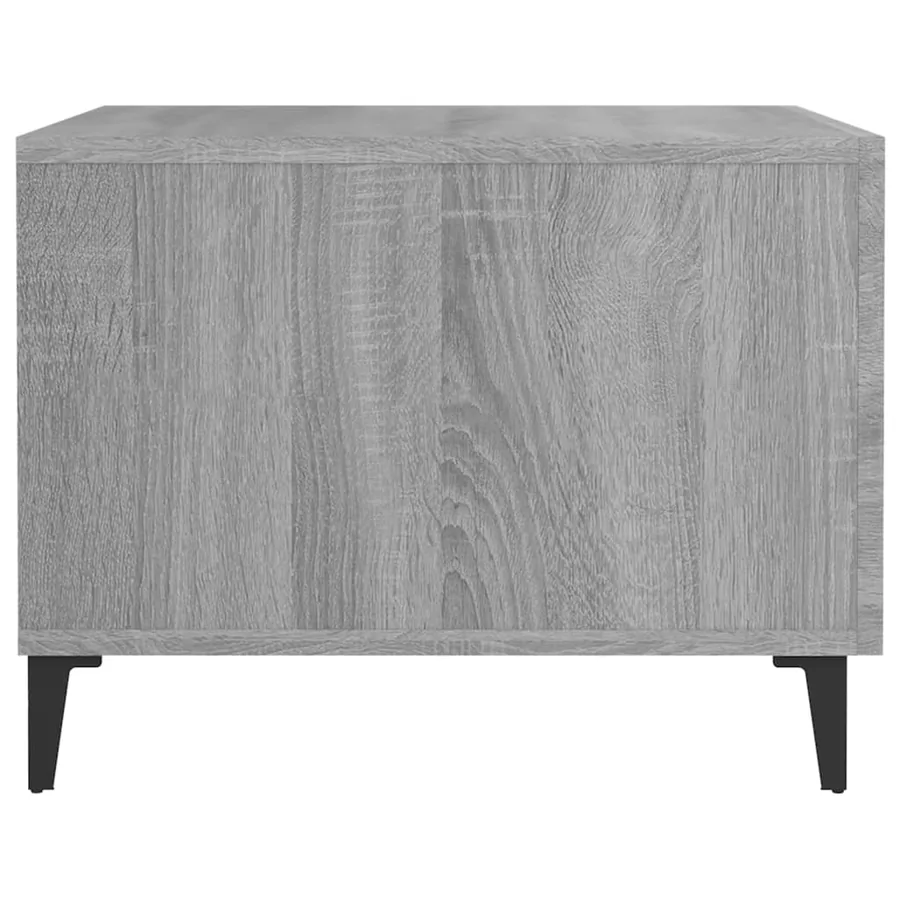 Table basse avec pieds en métal Sonoma gris 50x50x40 cm - 7