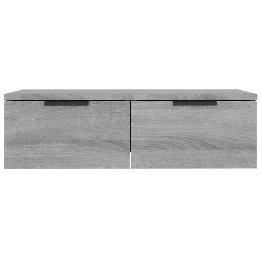 Armoire murale Sonoma gris 68x30x20 cm Bois d'ingénierie - 7