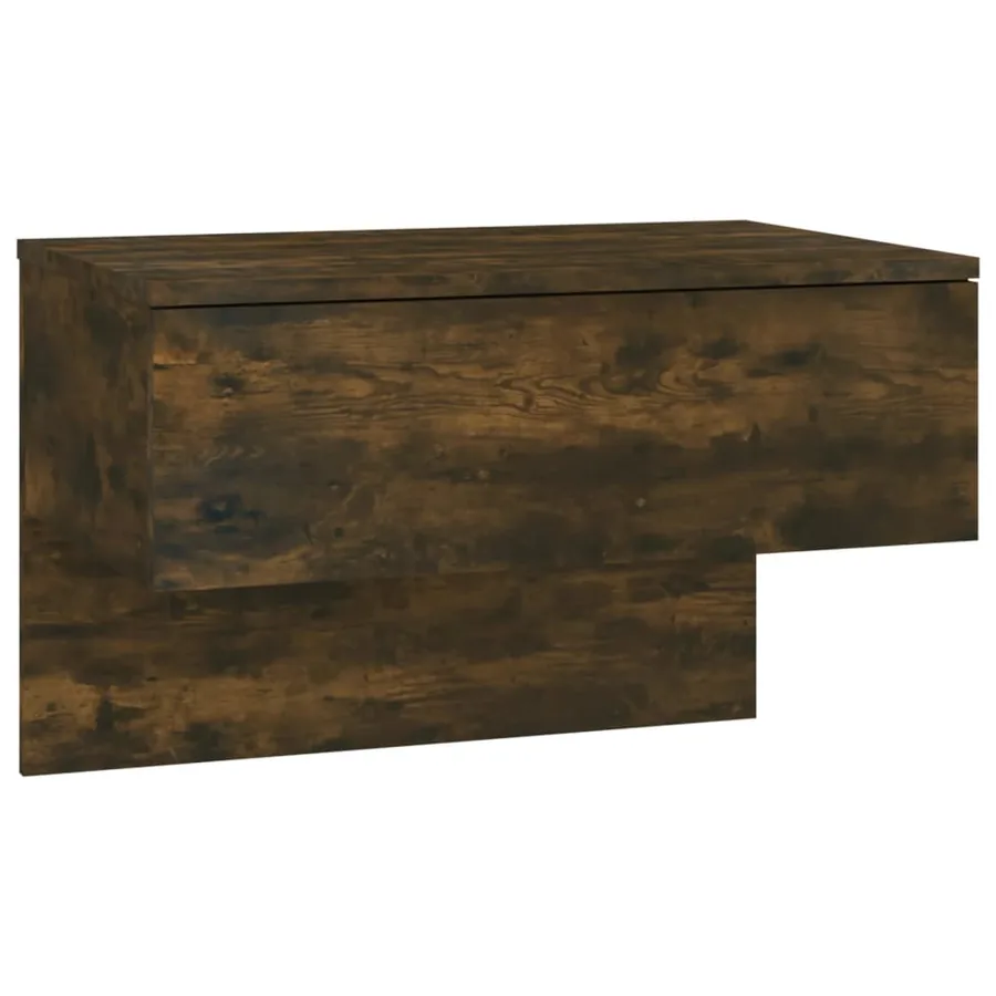Tables de chevet murales 2 pcs Chêne fumé - 5