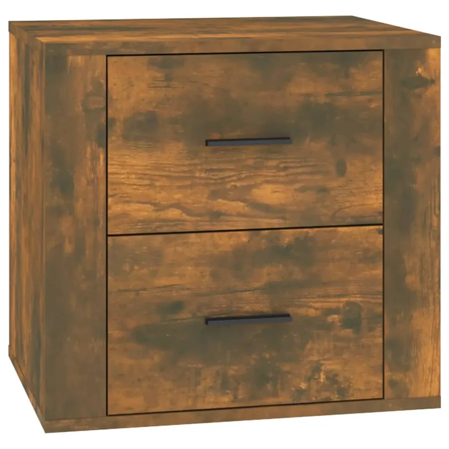 Table de chevet Chêne fumé 50x39x47 cm - 2