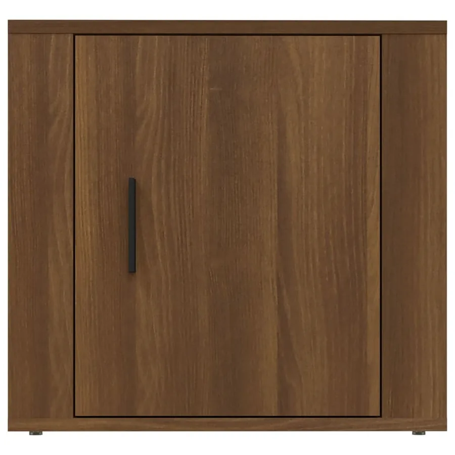 Table de chevet Chêne marron 50x39x47 cm - 5
