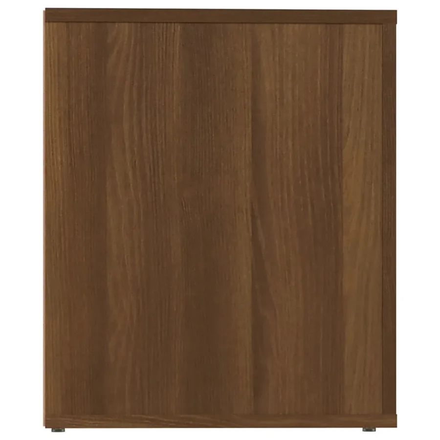 Table de chevet Chêne marron 50x39x47 cm - 6
