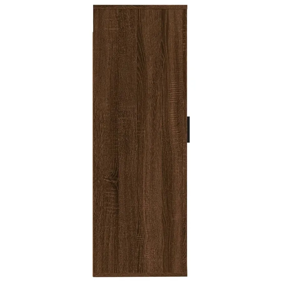 Meuble TV mural Chêne marron 40x34,5x100 cm - 6