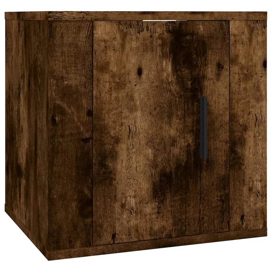 Meubles TV muraux 2 pcs Chêne fumé 40x34,5x40 cm - 4