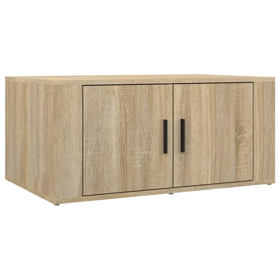 Table basse Chêne sonoma 80x50x36 cm Bois d'ingénierie - 2