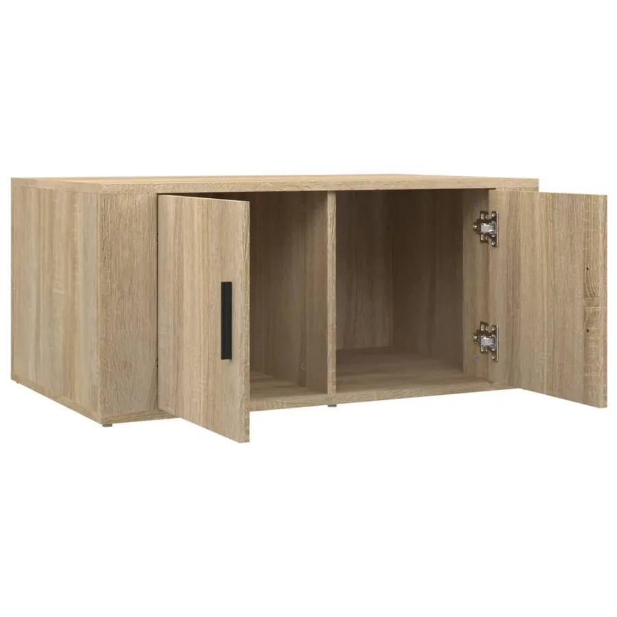 Table basse Chêne sonoma 80x50x36 cm Bois d'ingénierie - 6