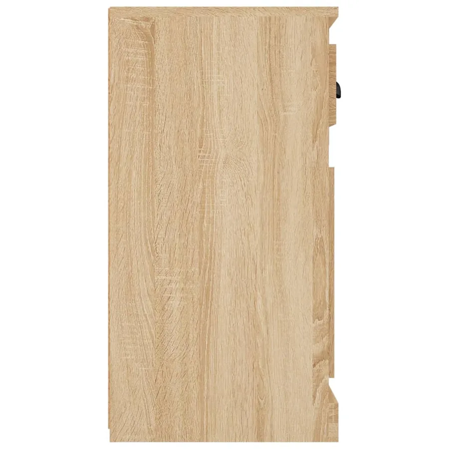 Buffet chêne sonoma 70x35,5x67,5 cm bois d'ingénierie - 7