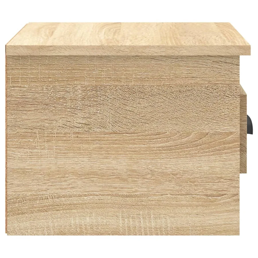 Table de chevet murale chêne sonoma 41,5x36x28 cm - 7
