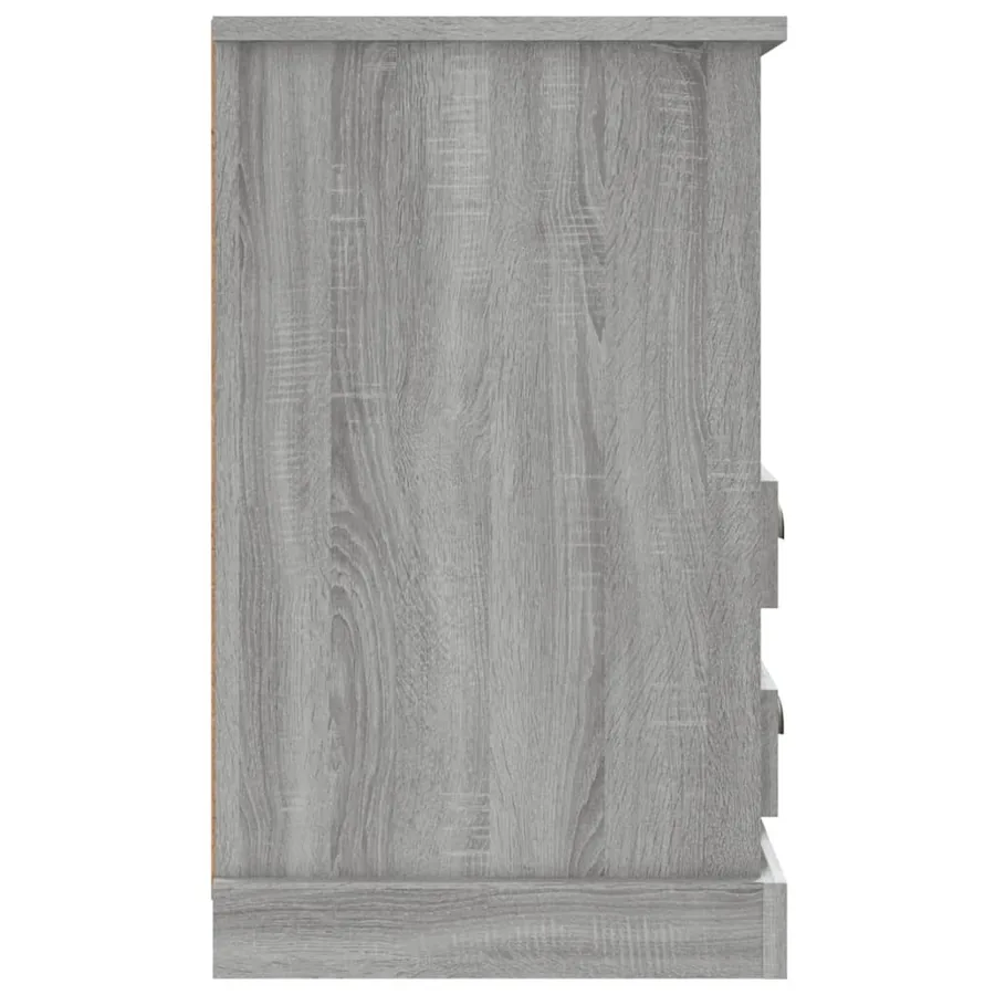 Table de chevet sonoma gris 43x36x60 cm - 8