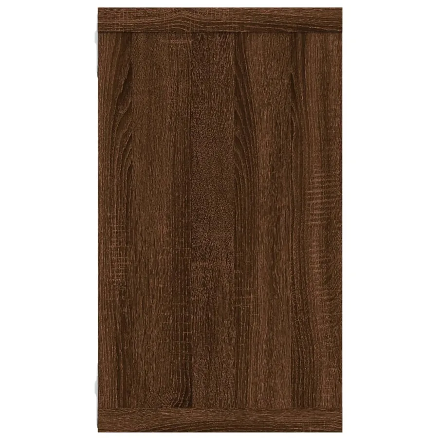 Étagères murales cubiques 2 pcs Chêne marron 80x15x26,5 cm - 7