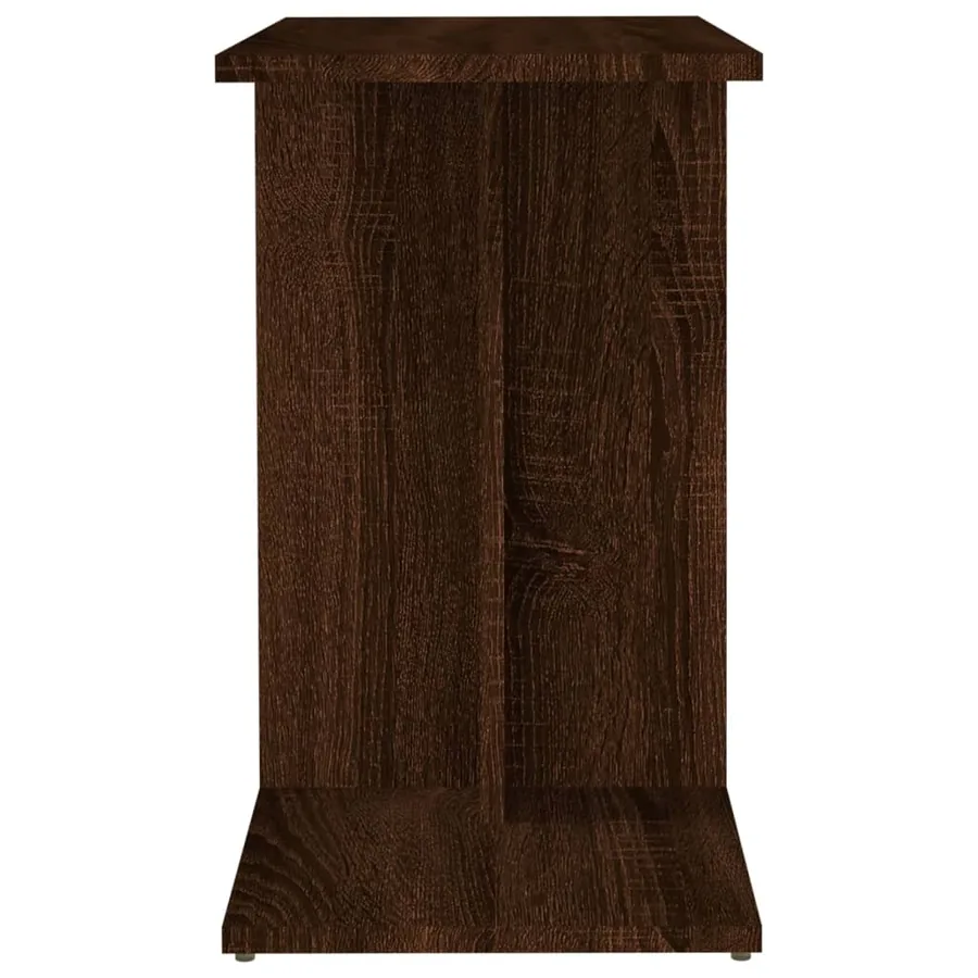 Table d'appoint Chêne marron 50x30x50 cm Bois d'ingénierie - 6