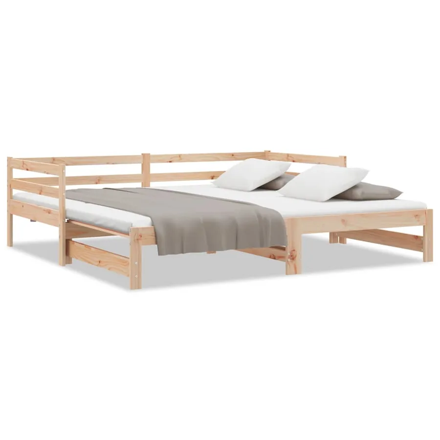 Lit coulissant sans matelas 90x190 cm - 2