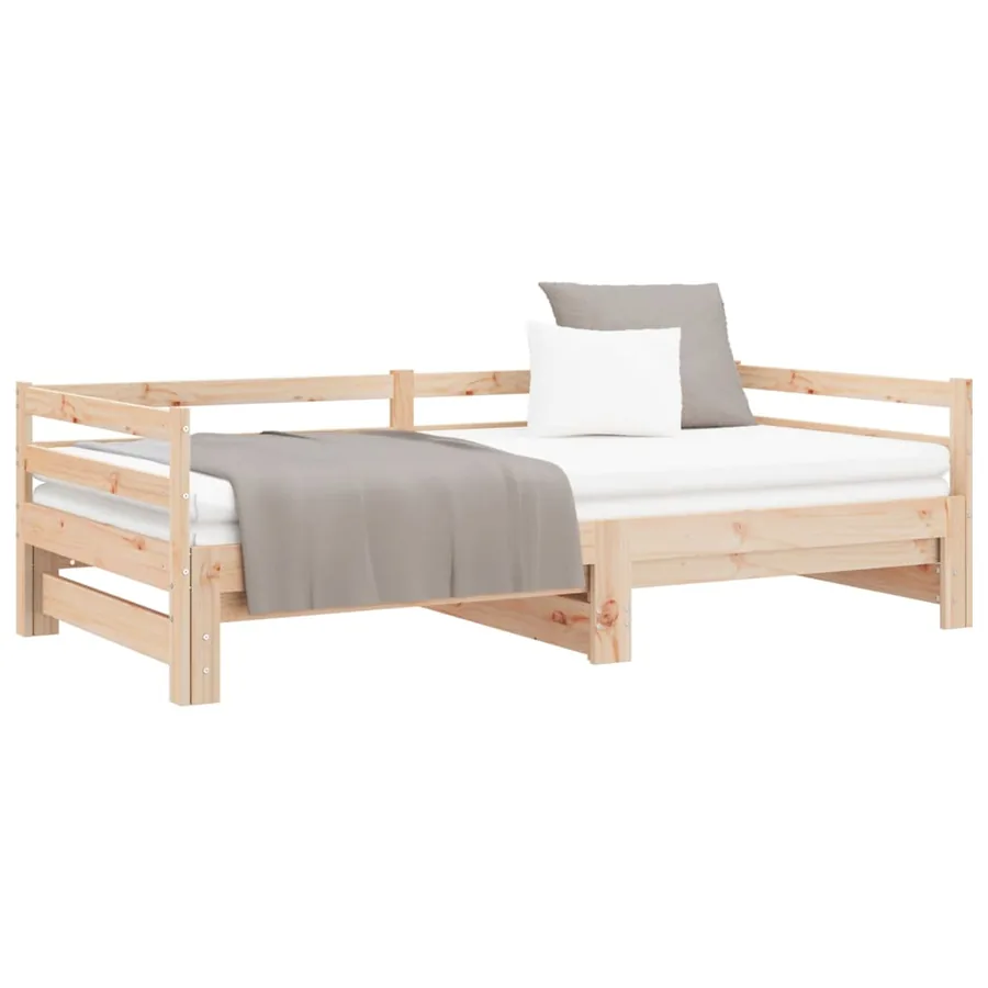 Lit coulissant sans matelas 90x190 cm - 5