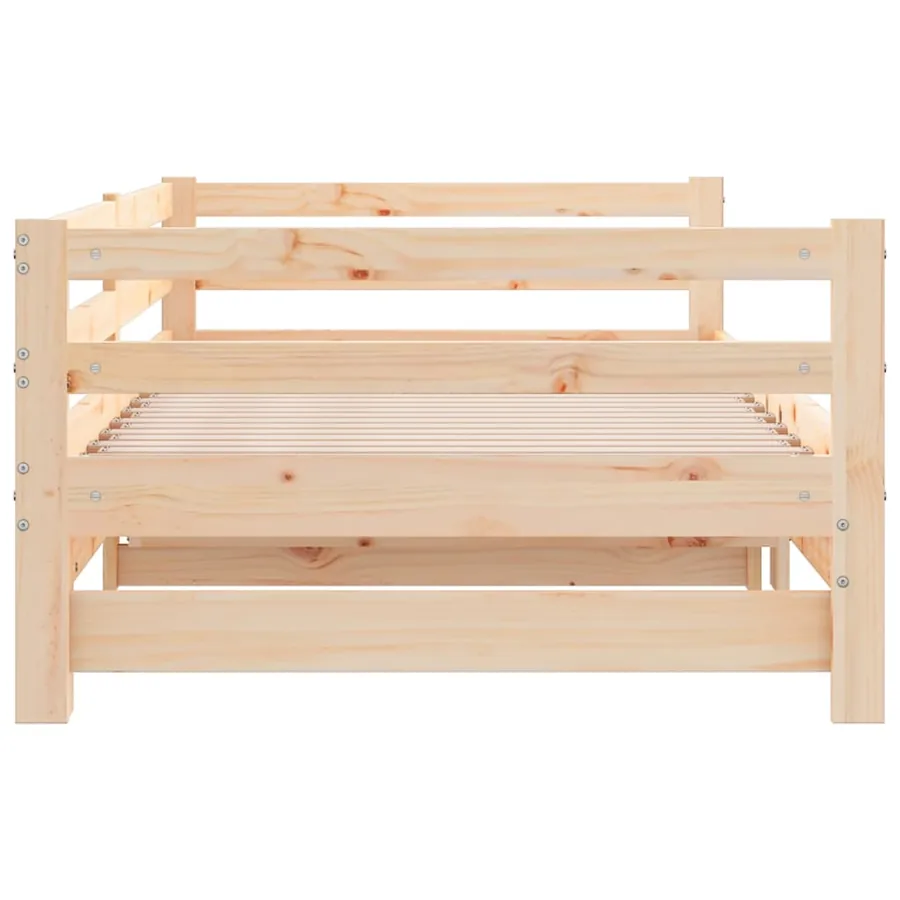 Lit coulissant sans matelas 90x190 cm - 7