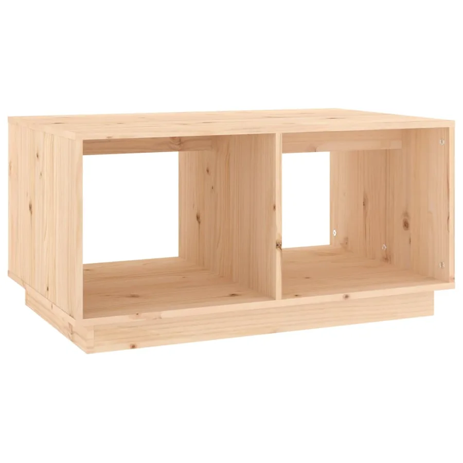 Table basse 80x50x40 cm Bois massif de pin - 2