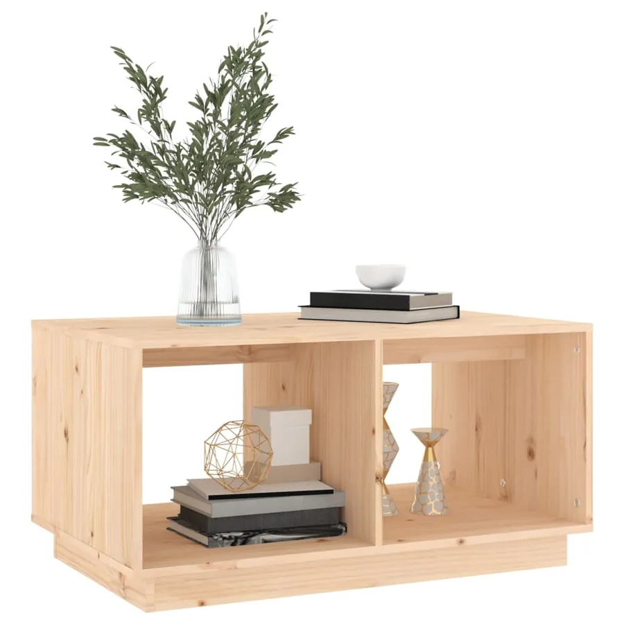 Table basse 80x50x40 cm Bois massif de pin - 4