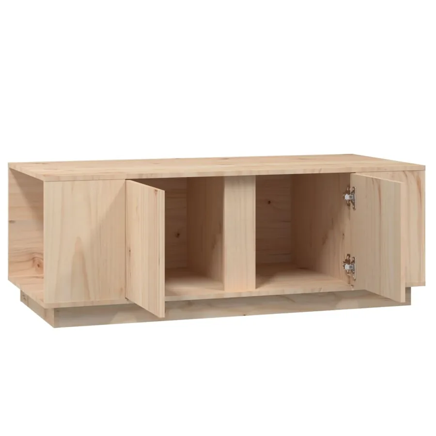Table basse 110x50x40 cm Bois massif de pin - 6