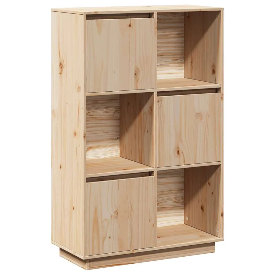 Buffet haut 74x35x117 cm Bois massif de pin - 2
