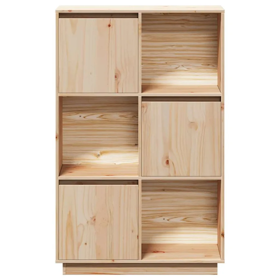 Buffet haut 74x35x117 cm Bois massif de pin - 6