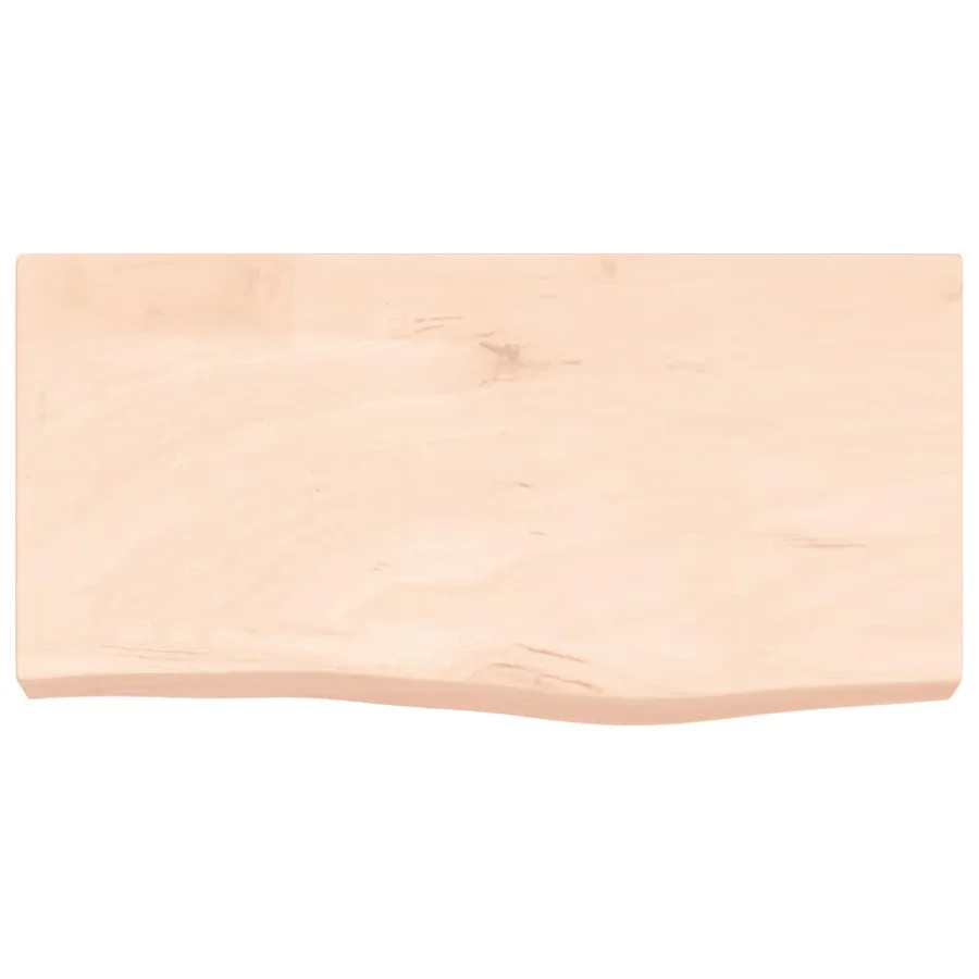 Étagère murale 60x30x(2-6) cm bois de chêne massif non traité - 4