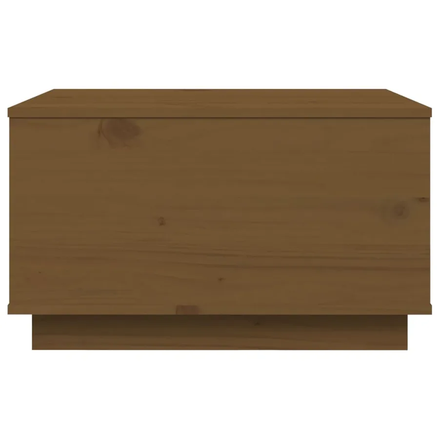 Table basse Marron miel 60x50x35 cm Bois massif de pin - 6
