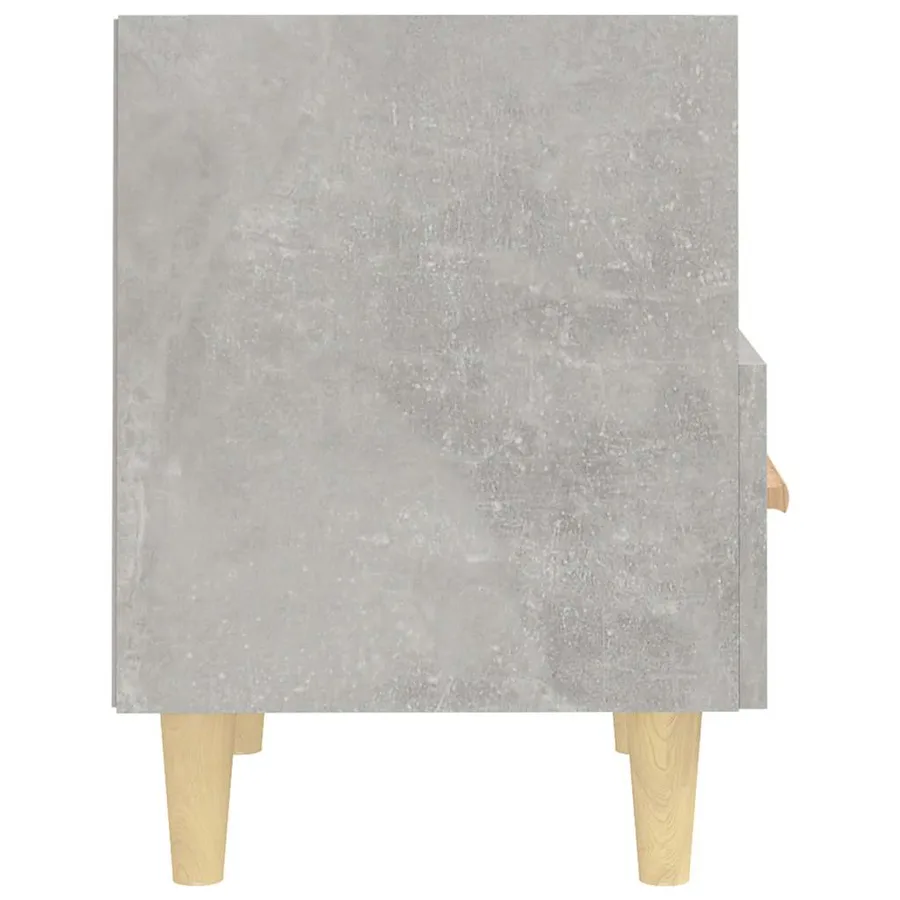 Tables de chevet 2 pcs Gris béton 40x35x47 cm - 7