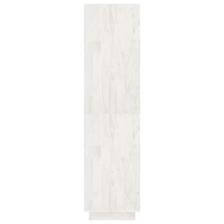 Bibliothèque/Séparateur de pièce Blanc 80x35x135 cm Pin massif - 6