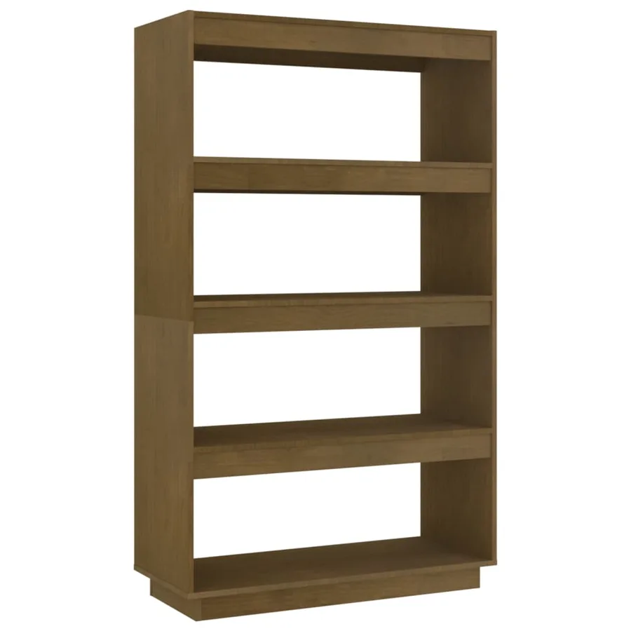 Bibliothèque/Séparateur de pièce Marron miel 80x35x135 cm Pin - 2