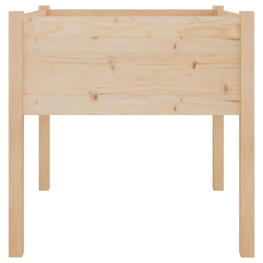 Jardinières d'extérieur 2 pcs 70x70x70 cm bois de pin massif - 5