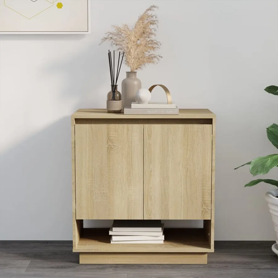 Buffet Chêne sonoma 70x41x75 cm Bois d'ingénierie