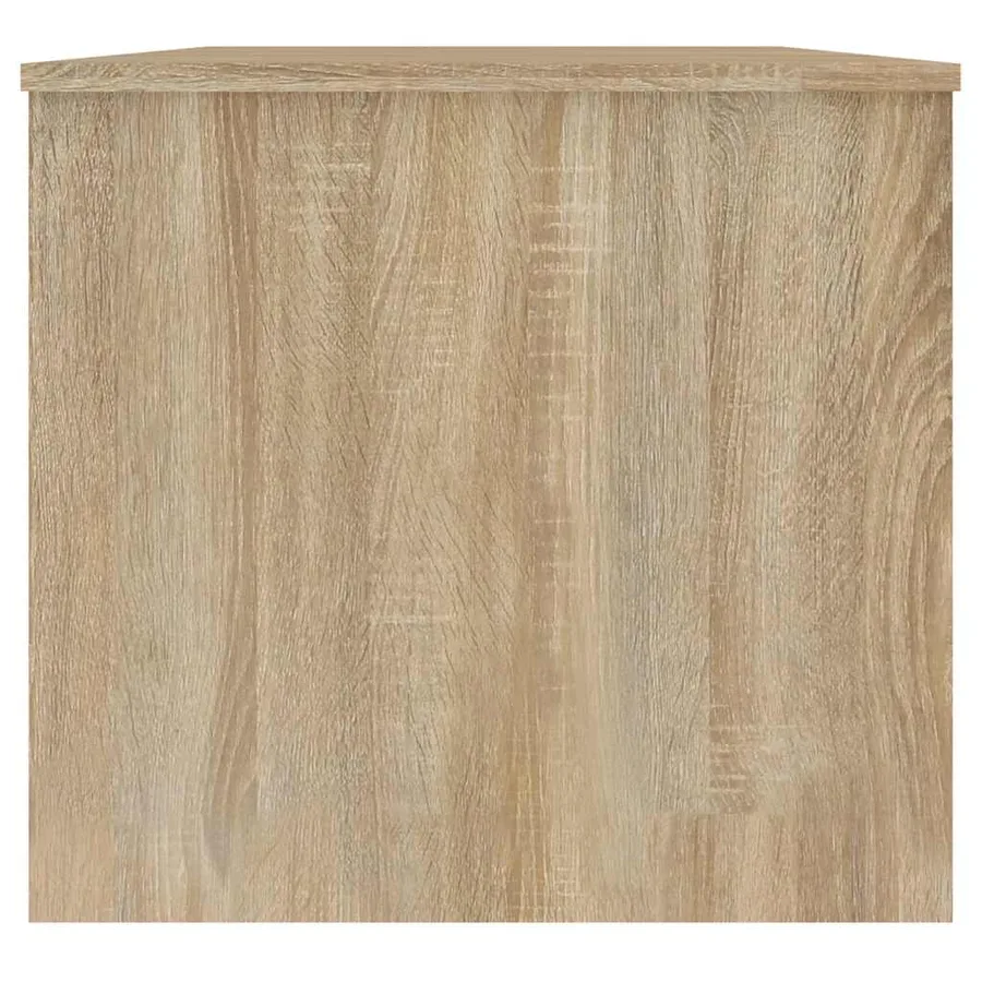 Table basse chêne sonoma 102x50,5x46,5 cm bois d'ingénierie - 7